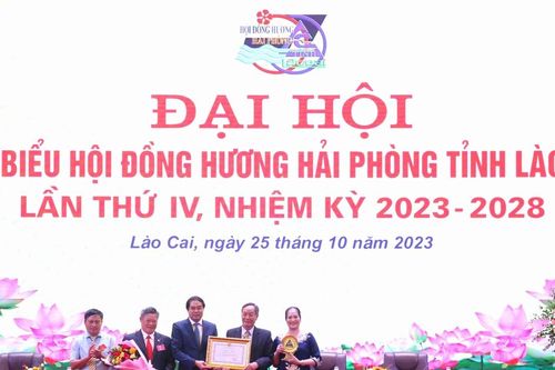 Hội Đồng hương Hải Phòng tỉnh Lào Cai tổ chức Đại hội đại biểu lần thứ IV