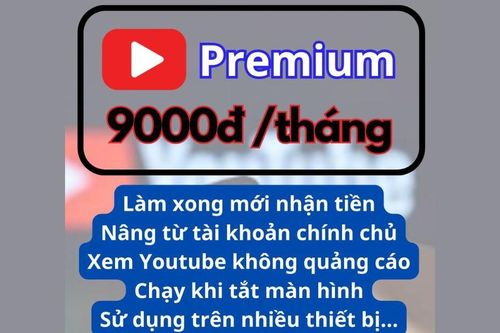 Cảnh báo sập bẫy lừa đảo trực tuyến gói YouTube Premium giá 9.000 đồng