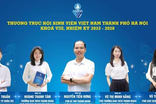 Chủ tịch Hội Sinh viên thành phố Hà Nội Nguyễn Tiến Hưng:Xây dựng thế hệ sinh viên Thủ đô có lý tưởng, khát vọng phát triển