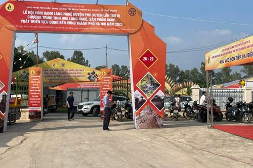 Huyện Phú Xuyên hoàn tất việc chuẩn bị 'Lễ hội vinh danh làng nghề năm 2023'