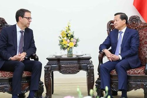 Phó Thủ tướng Lê Minh Khái tiếp Quốc vụ khanh Bộ Kinh tế, Giáo dục và Nghiên cứu Thụy Sĩ