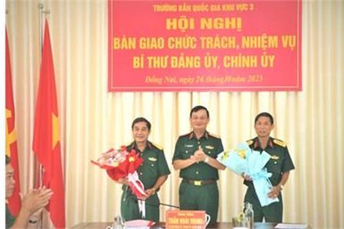 Bàn giao chức trách, nhiệm vụ Bí thư Đảng ủy, Chính ủy Trường bắn Quốc gia khu vực 3