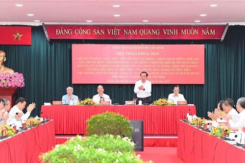 Gắn công tác phòng chống tham nhũng, tiêu cực với cơ chế khuyến khích, bảo vệ cán bộ năng động, sáng tạo