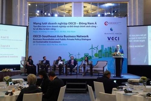 Tọa đàm bàn tròn doanh nghiệp và đối thoại chính sách công tư về đầu tư bền vững của Mạng lưới doanh nghiệp OECD-Đông Nam Á