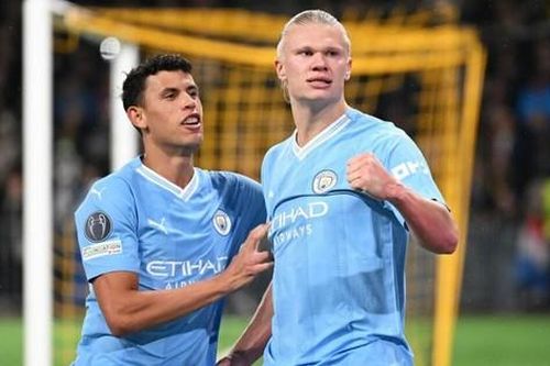 Erling Haaland 'mở tài khoản' bàn thắng tại Champions League mùa này