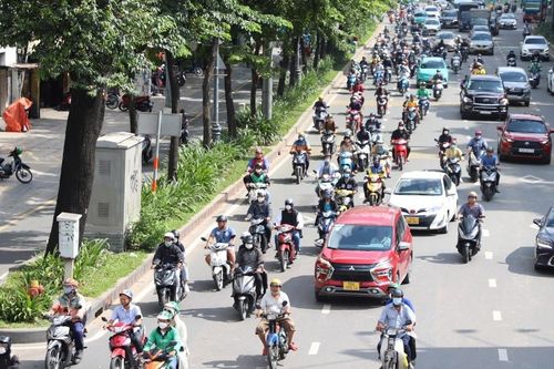 Hiện trạng tiểu đảo trồng cây xanh ở cửa ngõ Tân Sơn Nhất bị đề xuất tháo bỏ