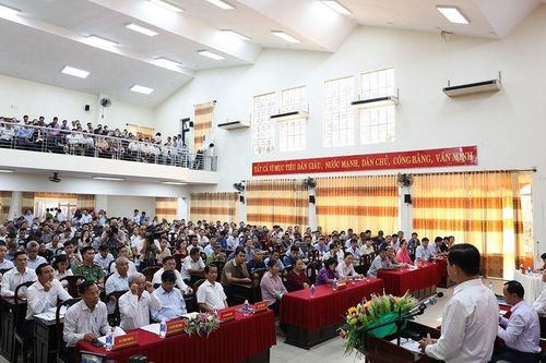 Đồng Nai: Lãnh đạo tỉnh đối thoại với người dân về dự án cao tốc