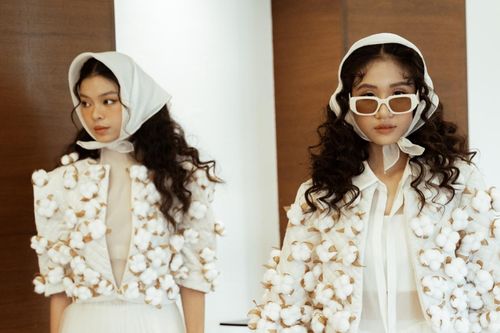 Độc đáo thời trang chất liệu từ bông gòn, tôn vinh giá trị vẻ đẹp tự nhiên