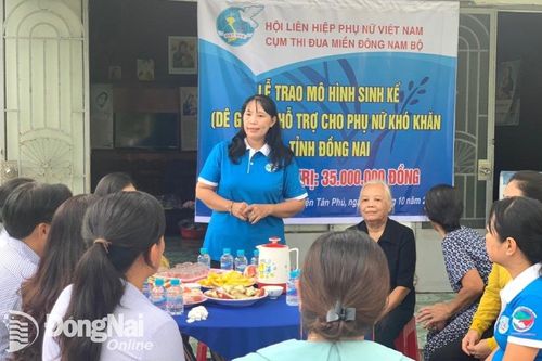 Hỗ trợ sinh kế cho hội viên phụ nữ khó khăn