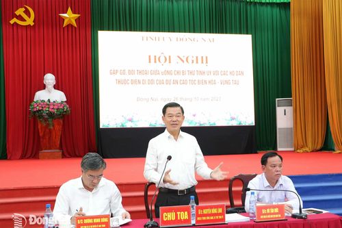 Ủy viên Trung ương Đảng, Bí thư Tỉnh ủy Nguyễn Hồng Lĩnh đối thoại với người dân vùng dự án Đường cao tốc Biên Hòa - Vũng Tàu: Phải có giá tốt, tái định cư tốt, bồi thường minh bạch
