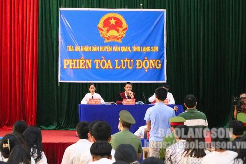 Tăng hiệu quả tuyên truyền từ xét xử lưu động