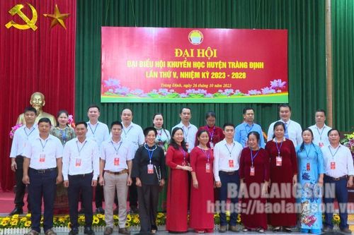 Hội Khuyến học huyện Tràng Định tổ chức đại hội nhiệm kỳ 2023 – 2028