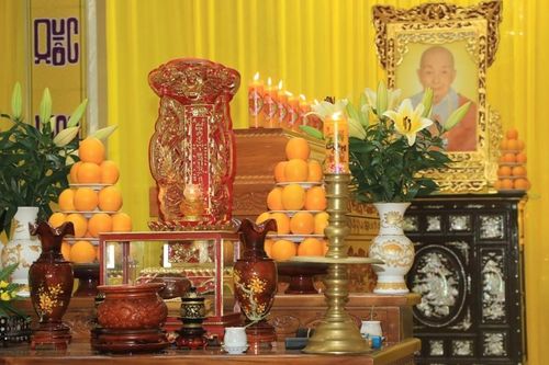 Đồng Tháp: Lễ nhập kim quan Ni trưởng Thích nữ Tâm Hậu tại chùa Long Tế