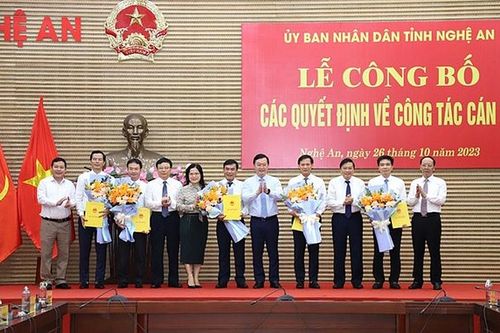 Nghệ An: Bổ nhiệm Giám đốc, Phó Giám đốc Sở Xây dựng