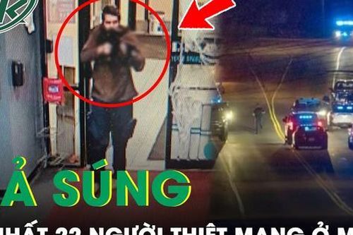 Danh tính kẻ xả súng làm ít nhất 22 người thiệt mạng ở Mỹ: Gặp ảo giác, từng điều trị tâm thần