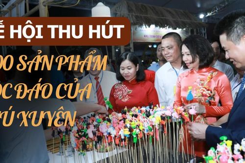 Đặc sắc lễ hội vinh danh làng nghề huyện Phú Xuyên