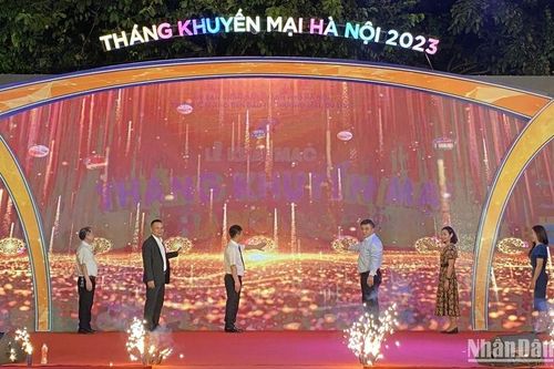 Hà Nội khai mạc Tháng khuyến mại năm 2023