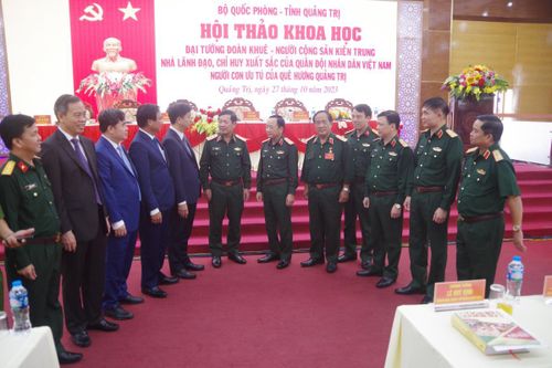 Khẳng định vai trò to lớn của Đại tướng Đoàn Khuê đối với sự nghiệp cách mạng Việt Nam