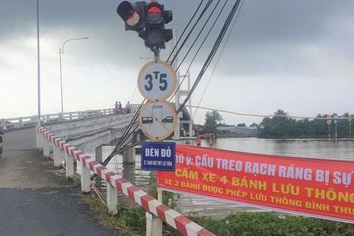 Tin mới vụ xe tải 31 tấn làm biến dạng cầu tải trọng 3,5 tấn ở Cà Mau