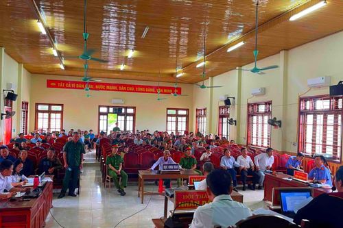 TAND huyện Hương Sơn xét xử lưu động 2 vụ án