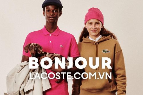 Lacoste đã có website chính thức tại Việt Nam