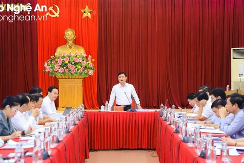 Ban Thường vụ Tỉnh ủy Nghệ An yêu cầu tiếp tục nâng cao hiệu quả quản lý về khoáng sản