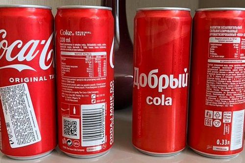 Thương hiệu Dobry vượt Coca-Cola về thị phần bán hàng ở Nga