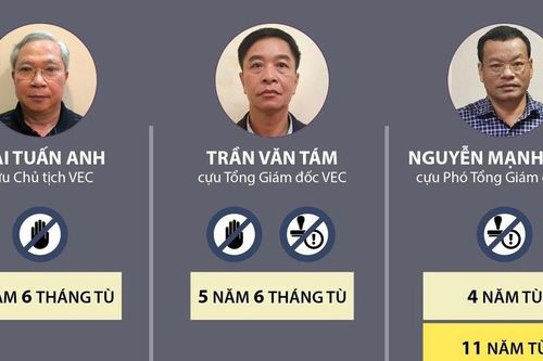 Chi tiết hình phạt trong vụ Cao tốc Đà Nẵng-Quảng Ngãi