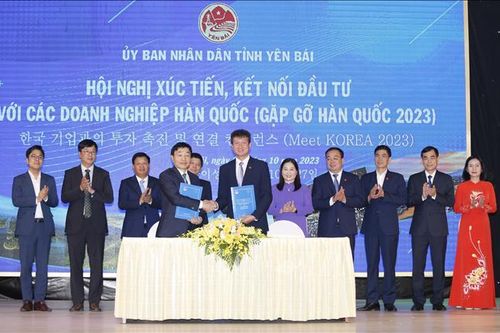 Yên Bái kết nối đầu tư với doanh nghiệp Hàn Quốc