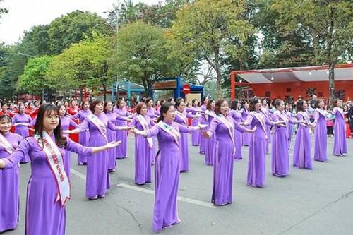 600 phụ nữ Thủ đô sẽ đồng diễn áo dài trên phố đi bộ Hồ Hoàn Kiếm