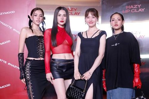 Hari Won, Hoa hậu Tiểu Vy và đàn người đẹp rực rỡ tại sự kiện Hazy Lip Clay