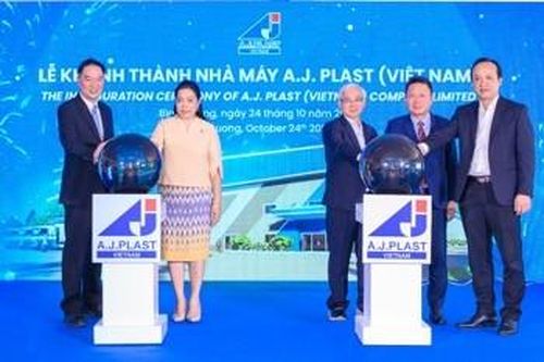 Khánh thành nhà máy sản xuất màng phim nhựa A.J.Plast tại Bình Dương