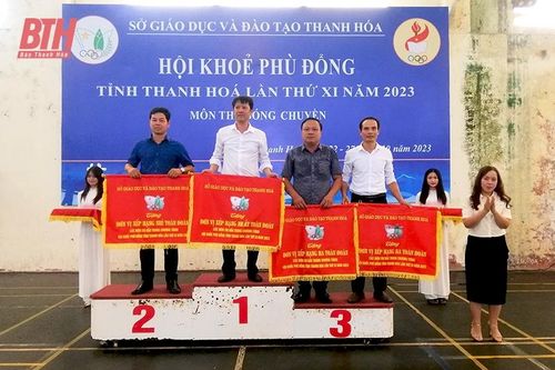 Bế mạc các môn thi đấu trong chương trình Hội khỏe Phù Đổng tỉnh Thanh Hóa lần thứ XI - năm 2023