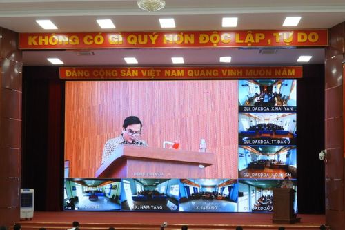 Đak Đoa: Cán bộ chủ chốt cấp huyện và cấp xã học tập, quán triệt văn bản của Đảng