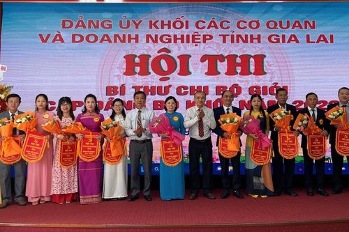 12 thí sinh tham gia Hội thi Bí thư chi bộ giỏi cấp Đảng bộ Khối