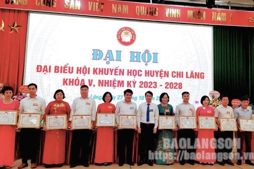 Hội Khuyến học huyện Chi Lăng tổ chức đại hội nhiệm kỳ 2023 – 2028