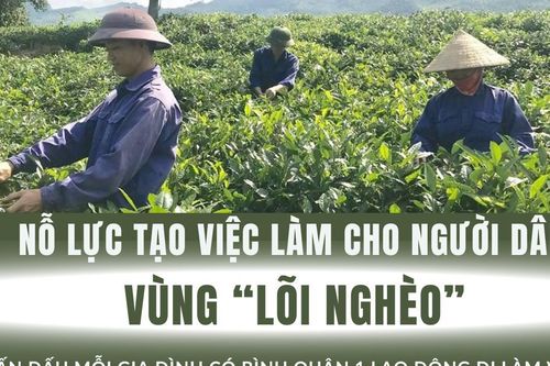 Nỗ lực tạo việc làm cho người dân vùng 'lõi nghèo'