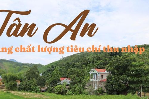 Tân An nâng chất lượng tiêu chí thu nhập