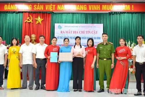 Ra mắt địa chỉ tin cậy hỗ trợ, bảo vệ phụ nữ là nạn nhân bạo lực gia đình xã Tân Long