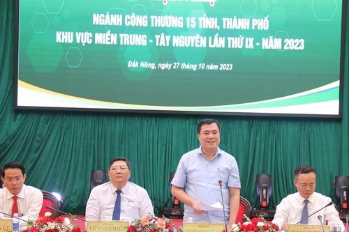Hội nghị ngành Công Thương khu vực miền Trung - Tây Nguyên: Thúc đẩy sản xuất, tạo liên kết, hỗ trợ, hợp tác