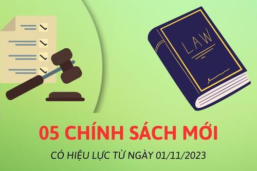 5 chính sách mới có hiệu lực từ ngày 1/11/2023
