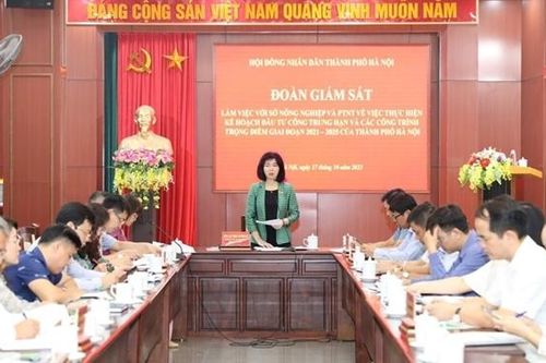Hà Nội: Đẩy nhanh tiến độ các công trình trọng điểm trong lĩnh vực nông nghiệp