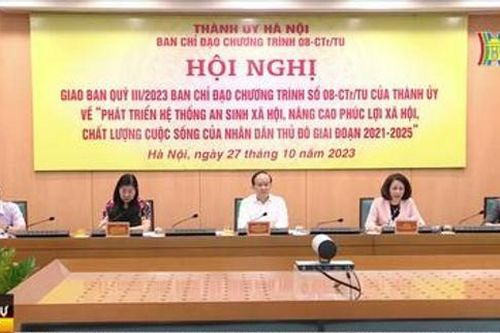 Hà Nội hoàn thành 20/27 chỉ tiêu trong Chương trình 08