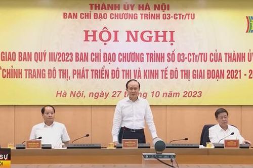 Diện mạo Thủ đô thay đổi từ Chương trình 03 của Thành ủy