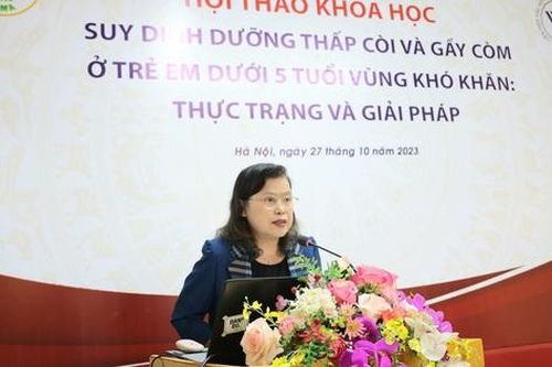 Cần thiết cải thiện tình trạng suy dinh dưỡng ở trẻ dưới 5 tuổi vùng khó khăn