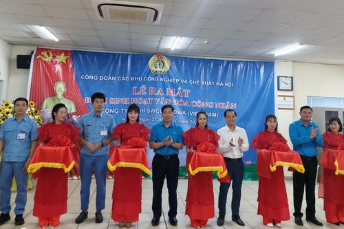 Hà Nội ra mắt Điểm sinh hoạt văn hóa cho công nhân thứ 61