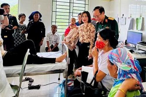 Bệnh viện Trung ương Quân đội 108: Khám bệnh, cấp thuốc miễn phí cho gần 3.500 người dân huyện Bát Xát (Lào Cai)