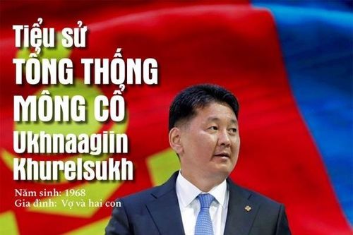 Tiểu sử Tổng thống Mông Cổ Ukhnaagiin Khurelsukh