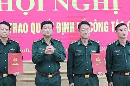 Bản tin 8H: Bộ đội Biên phòng tỉnh Hà Tĩnh trao quyết định bổ nhiệm cán bộ