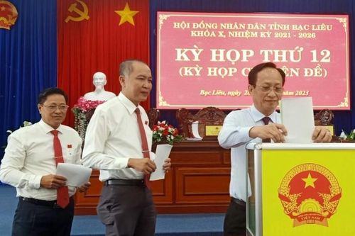 Kết quả lấy phiếu tín nhiệm các chức danh lãnh đạo tỉnh Bạc Liêu